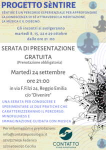 Sèntire - mindfulness e immaginazione guidata con musica cover