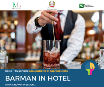 CORSO IFTS Barman/Barwoman d’Hotel in apprendistato cover