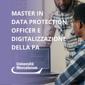 Master in Data Protection Officer e Digitalizzazione della PA cover