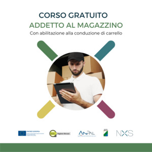 Corso di Formazione Gratuito Addett* al Magazzino con abilitazione alla conduzione di carrello cover