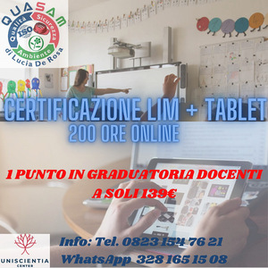 Corso e Certificazione Lim + Tablet cover