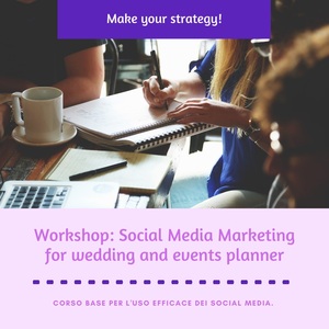 Corso On Line di Social Media Marketing for Wedding and Events Planner cover